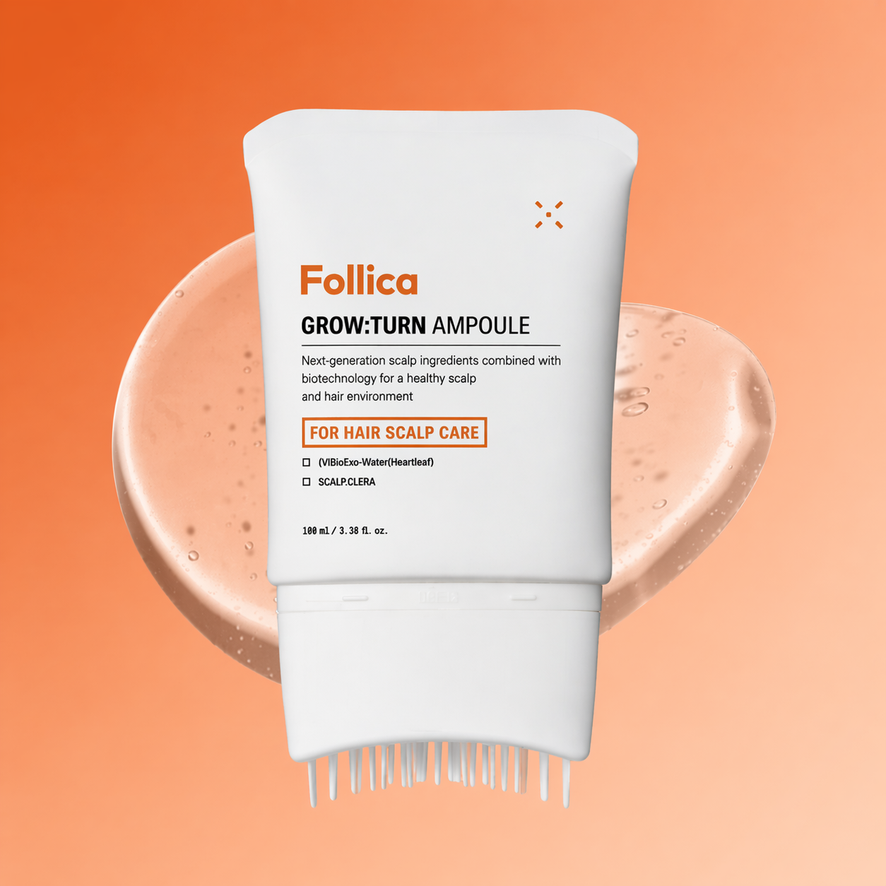 Follica Hair Growth Serum With Brush